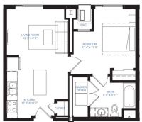 One Bedroom A-8B
